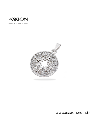 AXXION 14K Kolye Ucu SILVER