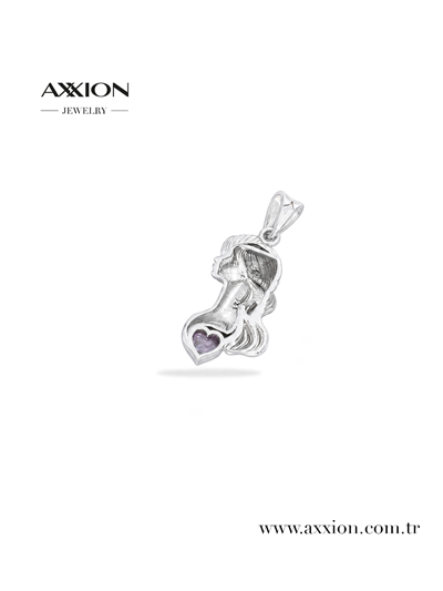 AXXION 14K Kolye Ucu SILVER