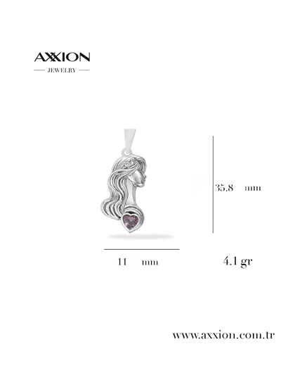 AXXION 14K Kolye Ucu SILVER