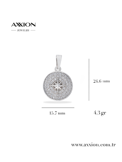 AXXION 14K Kolye Ucu SILVER
