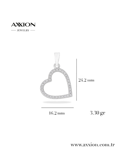 AXXION 14K Kolye Ucu SILVER
