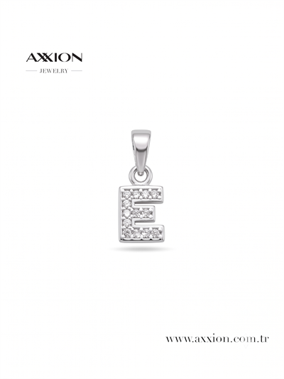AXXION Harf Kolye Ucu SILVER
