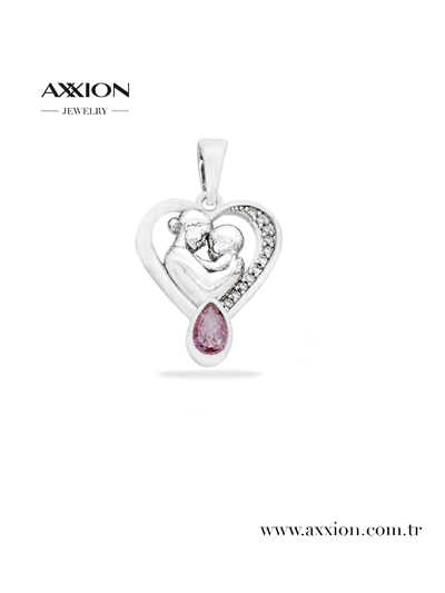 AXXION 14K Kolye Ucu SILVER