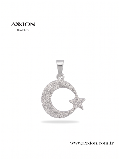 AXXION 14K Kolye Ucu SILVER