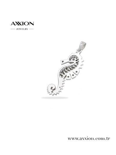 AXXION 14K Kolye Ucu SILVER