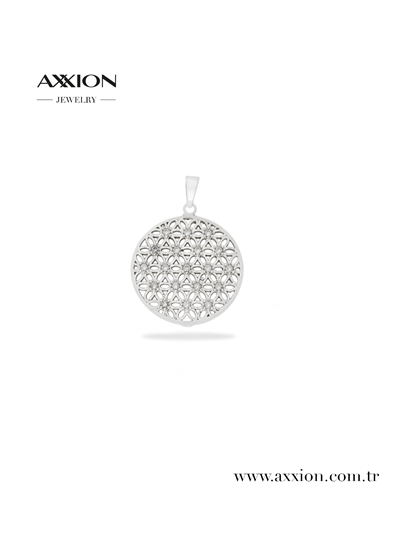 AXXION 14K Kolye Ucu SILVER