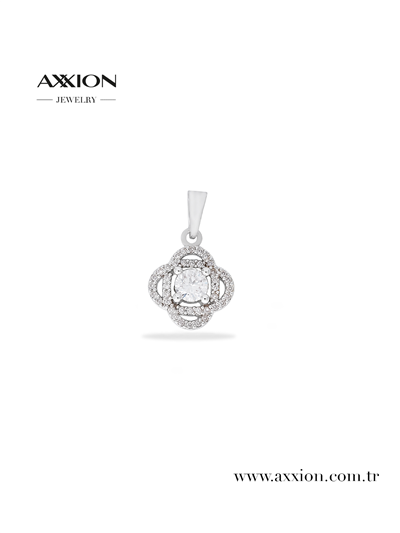 AXXION 14K Kolye Ucu SILVER
