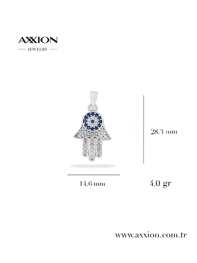 AXXION 14K Kolye Ucu SILVER