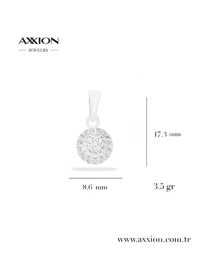 AXXION 14K Kolye Ucu SILVER