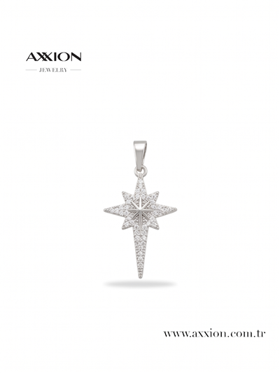 AXXION 14K Kolye Ucu SILVER