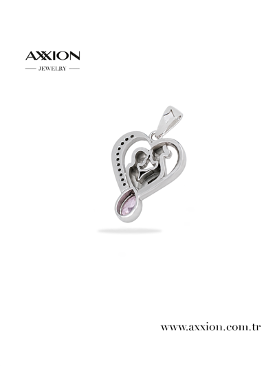 AXXION 14K Kolye Ucu SILVER