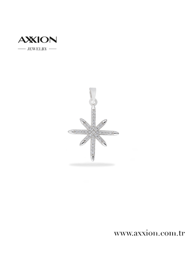 AXXION 14K Kolye Ucu SILVER