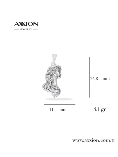 AXXION 14K Kolye Ucu SILVER