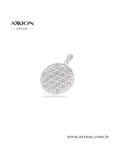 AXXION 14K Kolye Ucu SILVER
