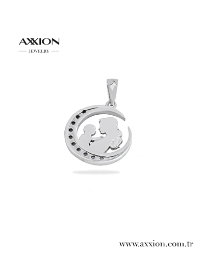 AXXION 14K Kolye Ucu SILVER