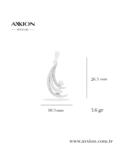 AXXION 14K Kolye Ucu SILVER
