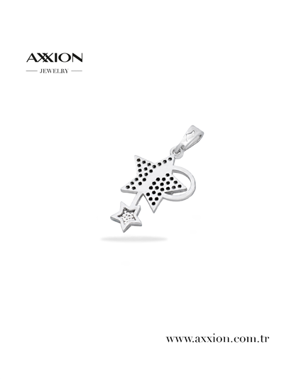 AXXION 14K Kolye Ucu SILVER