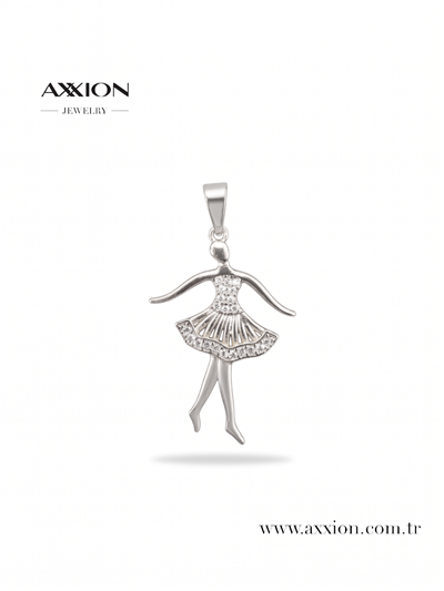 AXXION 14K Kolye Ucu SILVER