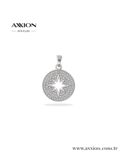 AXXION 14K Kolye Ucu SILVER