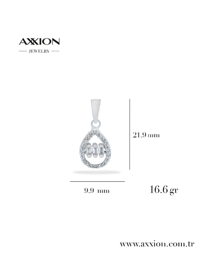 AXXION Kolye Ucu SILVER