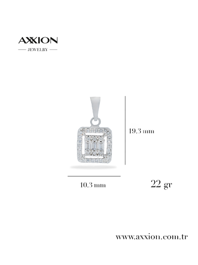 AXXION Kolye Ucu SILVER