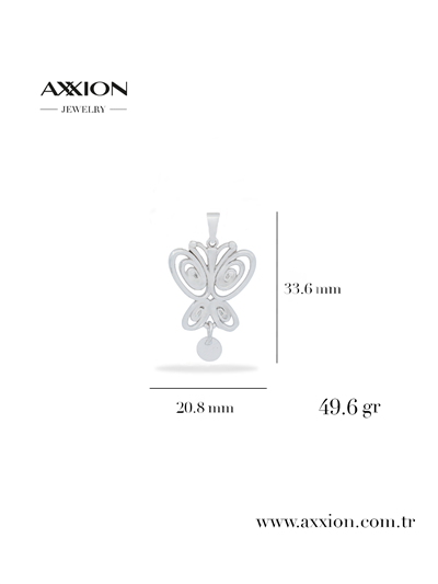 AXXION Kolye Ucu SILVER