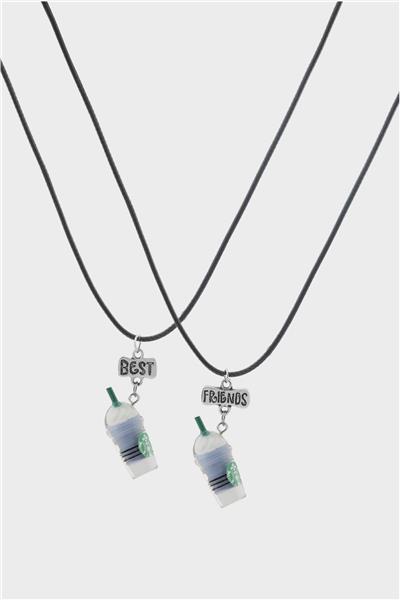 Best Friends Arkadaşlık Kolyesi 2li