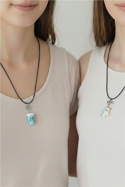 Best Friends Arkadaşlık Kolyesi 2li