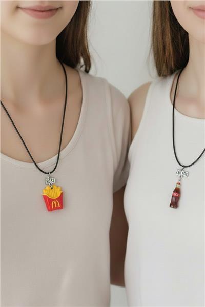 Best Friends Arkadaşlık Kolyesi 2li