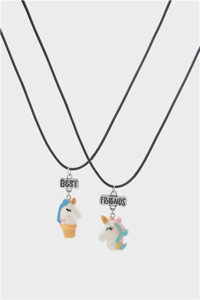 Best Friends Arkadaşlık Kolyesi 2li