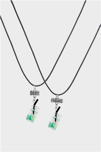 Best Friends Arkadaşlık Kolyesi 2li