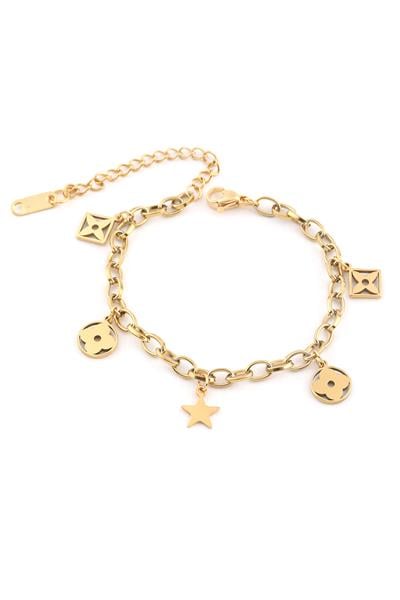 Çelik Bileklik Gold