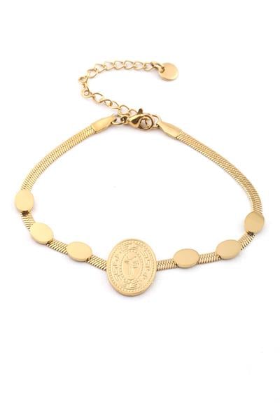 Çelik Bileklik Gold