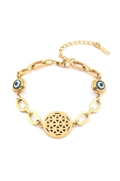 Çelik Bileklik Gold