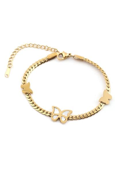 Çelik Bileklik Gold