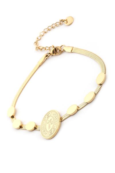 Çelik Bileklik Gold