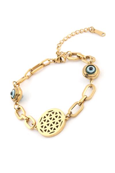 Çelik Bileklik Gold