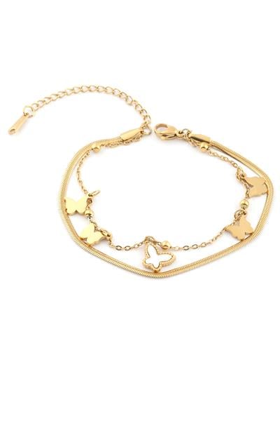 Çelik Bileklik Gold