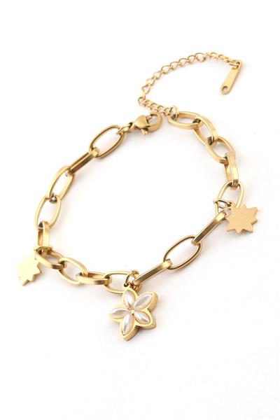 Çelik Bileklik Gold