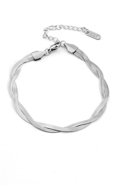 Çelik Bileklik Silver