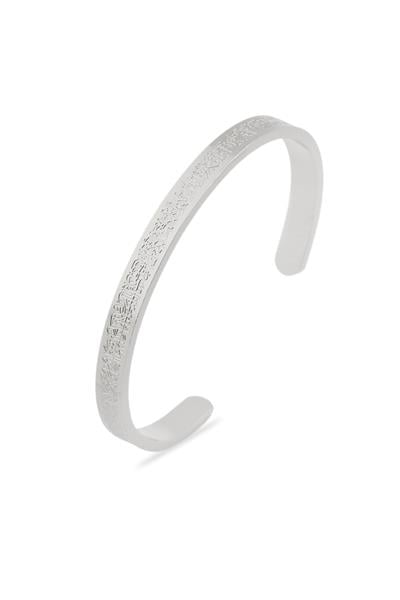 Çelik Bileklik SILVER (Ayetel Kürsi)