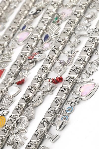 Çelik Charm Mix 20 Adet
