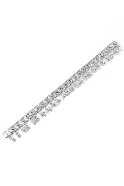 Çelik Harf Charm 24 lü