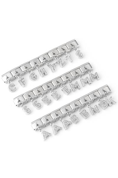 Çelik Harf Charm (24lü)