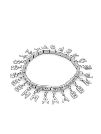 Çelik Harf Charm (24lü)