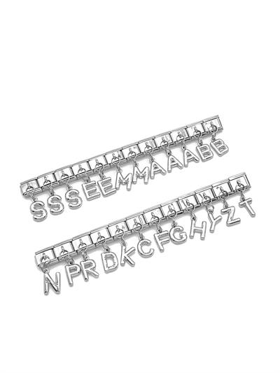 Çelik Harf Charm (24lü)