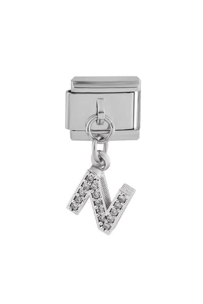 Çelik Harf Charm SILVER