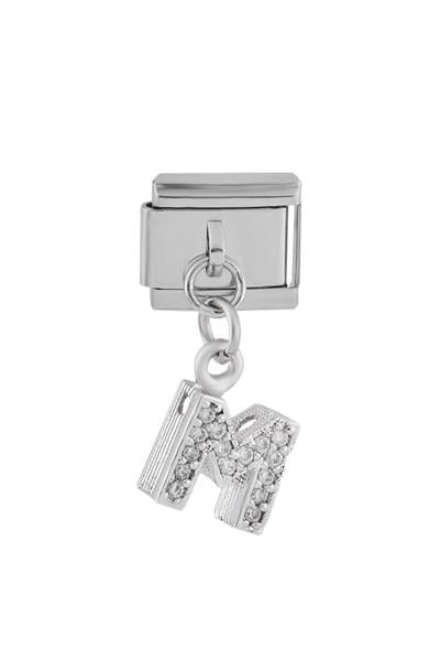 Çelik Harf Charm SILVER
