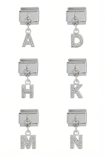 Çelik Harf Charm SILVER
