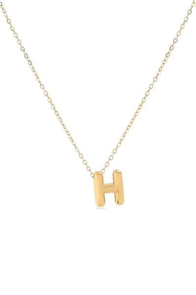 Çelik Harf Kolye GOLD 45cm